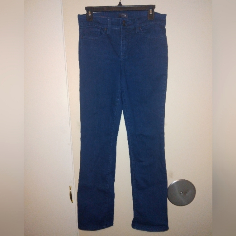 NYDJ marylin straight lift tuck technology Women's Blue Jeans 6